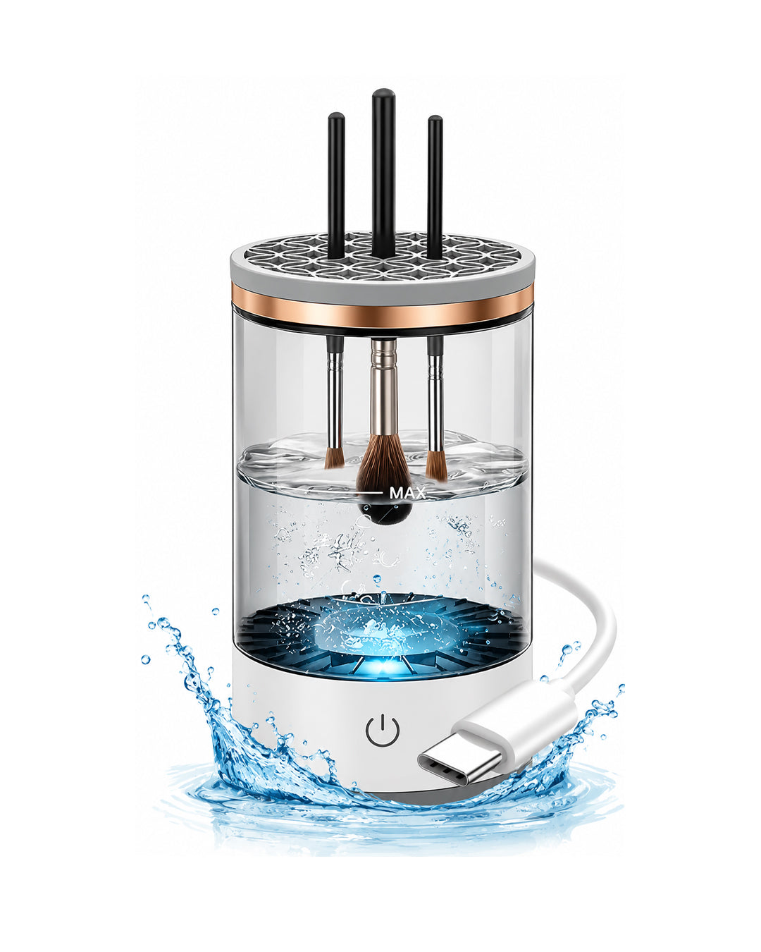 Limpiador eléctrico de brochas