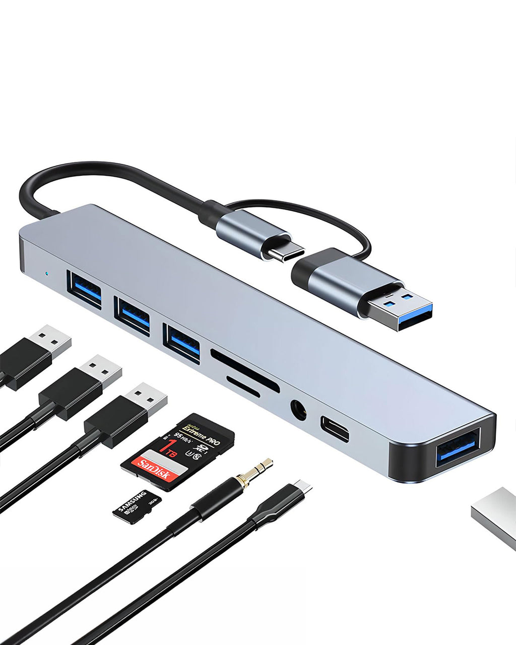 Conector Hub Usb Tipo C